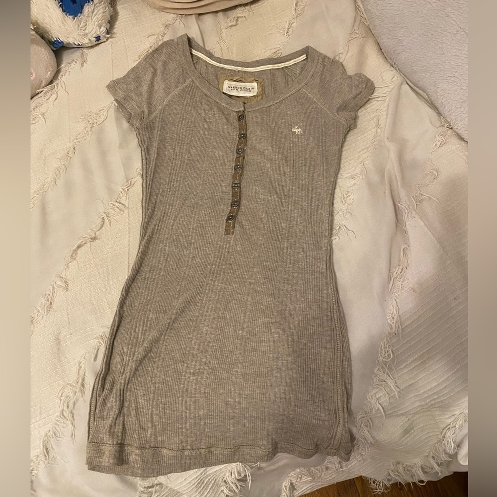 Abercrombie and Fitch tan blouse